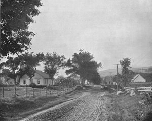 Auf dem Weg zum Echo Lake, White Mountains, New Hampshire, USA, ca. 1900 von Unbekannt