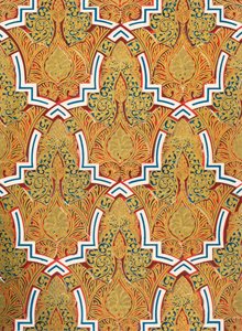Ornament in Paneelen an den Wänden, Hof der Moschee von Unbekannt