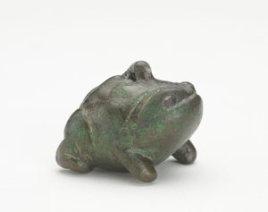 Ornament in Form einer Kröte, Han-Dynastie von Unbekannt