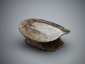Ornament in Form eines Schildkrötenpanzers, Ming-Dynastie