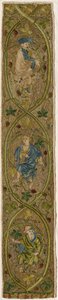 Orphrey-Band: Der Baum Jesse, ca. 1350