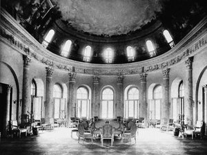 Ostafyevo-Anwesen. Ovaler Saal, Ende des 19. Jahrhunderts