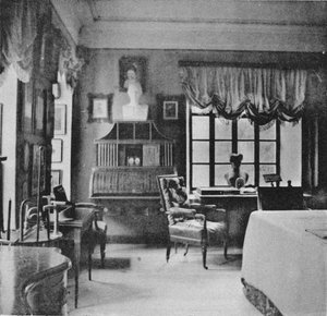 Ostafyevo-Anwesen. Das Karamzin-Zimmer, Ende des 19. Jahrhunderts