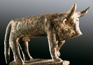 Ochse, Bronzeskulptur