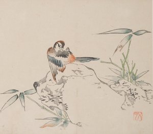 Seite aus Shi Zhu Zhai