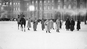 Palastplatz, St. Petersburg, Russland, am Blutsonntag, 1905