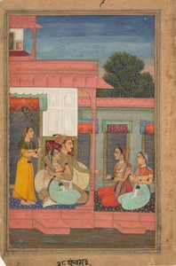 Panchama Ragini: Seite aus einer Ragamala-Serie, ca. 1640 von Unbekannt