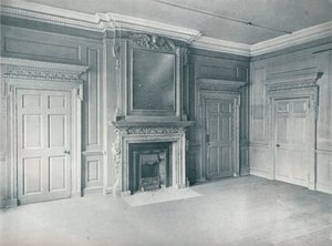 Vertäfelter Raum, frühes 18. Jahrhundert, 26, Hatton Garden, 1907 von Unbekannt