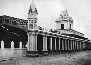 Paraguayanischer Zentralbahnhof, Asuncion, Paraguay, 1911