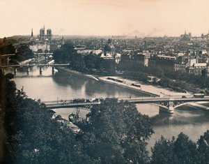 Paris. - Panorama Richtung Notre-Dame. - LL, ca. 1910