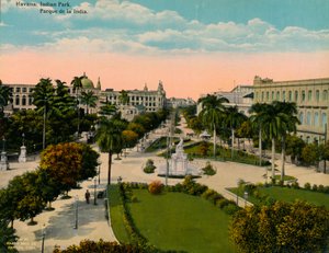 Parque de la India, Havanna, Kuba, um 1920
