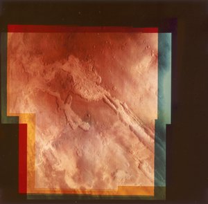 Teil des Grand Canyon, Marineris Vallis, auf dem Mars, 1976 von Unbekannt