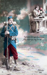 Geduld, Mut, Hoffnung mein Herz ist dir nah, 1914-1918
