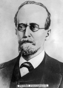 Pedro Felipe Figueredo 1818-1870, kubanischer Dichter, Musiker und Freiheitskämpfer, um 1910 von Unbekannt