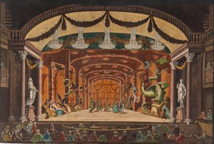 Guckkastenbild, ca. 1770 von Unbekannt
