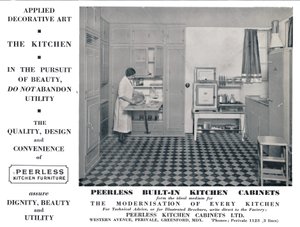 Peerless Einbauküchenschränke, 1935 von Unbekannt