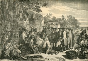 Penns Vertrag mit den Indianern, 1682 von Unbekannt