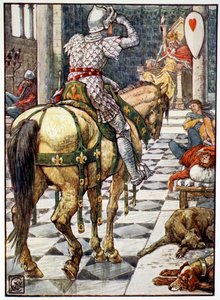 Percival erlangt den Schild des schlagenden Herzens, 1911