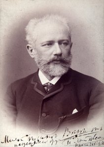 Peter Tschaikowsky, russischer Komponist, 1888 von Unbekannt