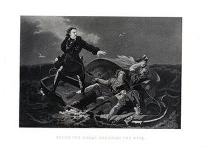 Peter der Große überquert die Newa, 1882