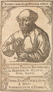 Philippus Theophrastus Aureolus Bombastus von Hohenheim Paracelsus, 1589 von Unbekannt