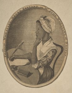 Phillis Wheatley, schwarze Dienerin von Mr. John Wheatley aus Boston