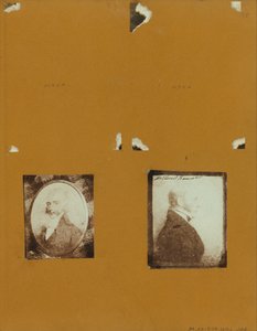 Fotografische Reproduktion eines ovalen Miniaturbildes