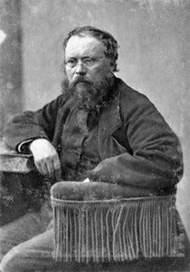 Pierre Joseph Proudhon, französischer mutualistischer politischer Philosoph, ca. 1845-1868 von Unbekannt