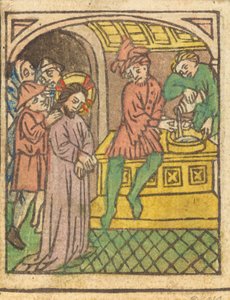 Pilatus wäscht seine Hände [recto], ca. 1440-1450 von Unbekannt