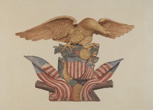 Kiefernornament Adler von Unbekannt