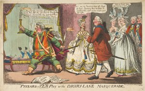 Pizzaro ein neues Stück oder die Drury-Lane-Maskerade, 11. Juni 1799 von Unbekannt