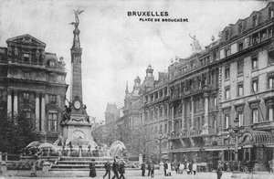 Place de Brouckere, Brüssel, Belgien von Unbekannt
