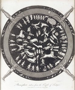 Planisphäre des Tempels von Hathor in Dendera (Ägypten) von Unbekannt