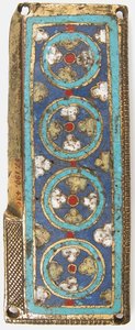 Plakette von einem Reliquienschrein, Deutsch oder Süd-Niederländisch, ca. 1175-1200 von Unbekannt