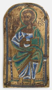 Plakette des Heiligen Bartholomäus, Niederrheinisch oder Sächsisch von Unbekannt