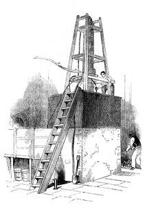 Platinapparat zur Konzentration von Schwefelsäure Öl von Vitriol oder H2S04, 1844 von Unbekannt