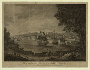 Seeschlacht von Plattsburgh auf dem Lake Champlain, amerikanische Flotte unter dem Kommando von Thomas Macdonough besiegt britische Flotte, 11. September