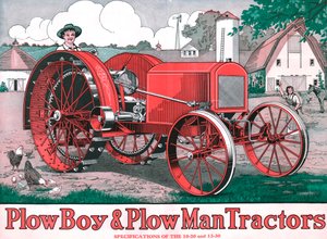 PlowBoy & PlowMan Traktoren, ca. 1916