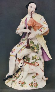 Porzellanfigur mit der Markierung WD-CO. Derby, um 1760