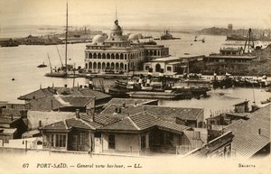 Port-Said. - Gesamtansicht des Hafens von Unbekannt