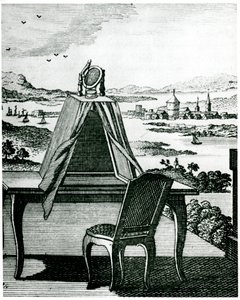 Tragbares Zelt vom Typ Camera Obscura, 1764 von Unbekannt