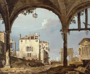 Portikus mit einer Laterne, 1741-45