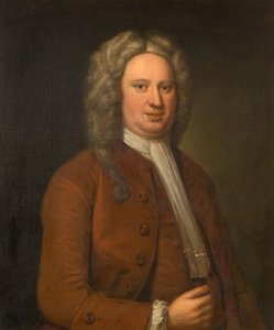 Porträt eines unbekannten Mannes, möglicherweise Clobery Holte, 1720-1740 von Unbekannt