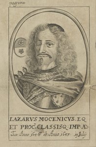 Porträt von Admiral Lazzaro Mocenigo 1624-1657, ca. 1720