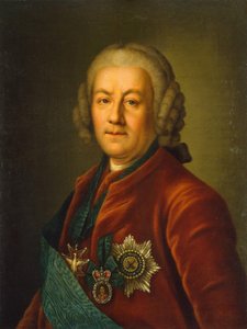 Porträt von Graf Alexey Petrovich Bestuzhev-Ryumin, nach 1757