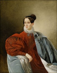 Porträt der Gräfin Yelizaveta Ivanovna Kropotkina, geborene Dorokhova