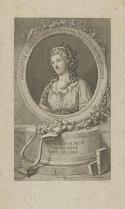 Porträt von Elisa von der Recke, 1754-1833, 1792