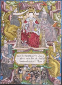 Porträt von Elisabeth I. von England mit Krone, 1572