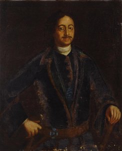 Porträt von Kaiser Peter I. der Große 1672-1725, frühes 18. Jahrhundert