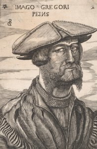 Porträt von Georg Pencz Imago Gregori Peins von Unbekannt